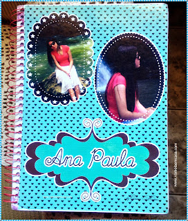 capa caderno personalizado