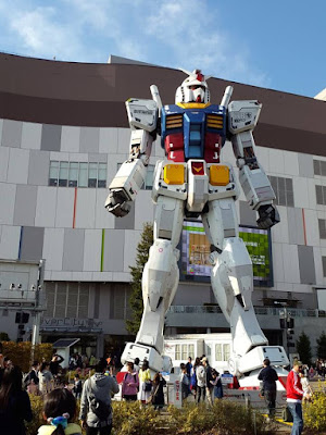 Gundam Statue at Diver City Tokyo Plaza Odaiba Japan