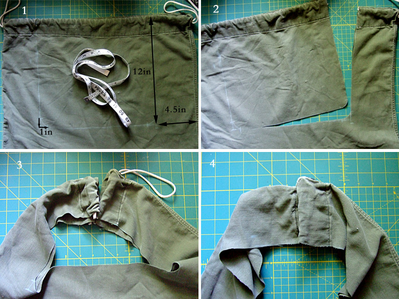 Army Laundry Bag Tutorial