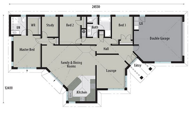 PLANOS DE CASAS DE UNA PLANTA DE 300M2