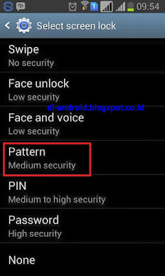 Cara Mengunci HP Android Dengan Pola