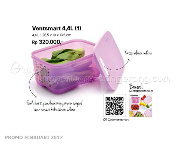 Ventsmart 4,4L Tupperware Promo Februari 2017