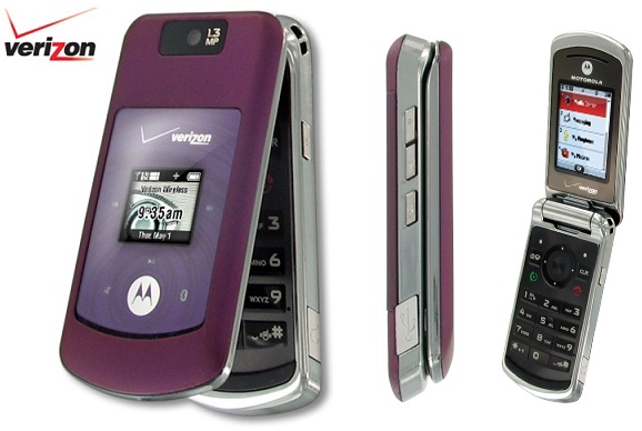 Motorola W755 Verizon Purple Cell Phone