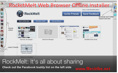 RocketMelt Web Browser offline Installer Free Download