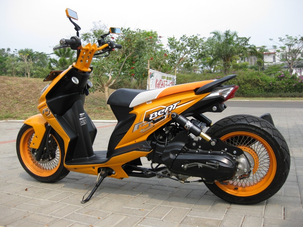 Top Modifikasi Motor Honda Beat Karbu Terbaru