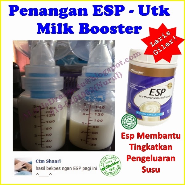 ESP Shaklee Bantu TIngkatkan Pengeluaran Susu Ibu