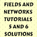  FIELDS AND NETWORKS TUITORIALS