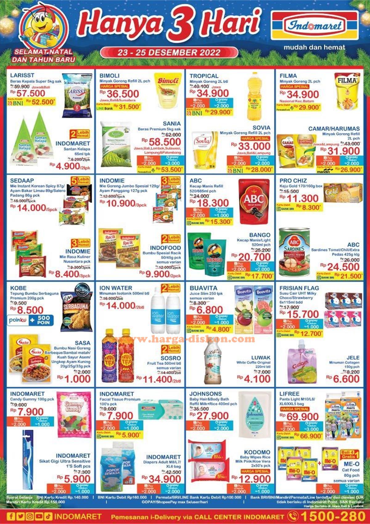 Promo INDOMARET Akhir Pekan Weekend Promo JSM 23 - 25 Desember 2022