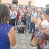 ARTISTAS FAZEM HOMENAGEM AO MESTRE HUGO EM FRENTE IGREJA EM SPP