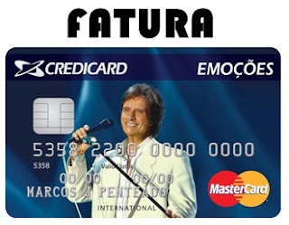 Fatura do Cartão Credicard Emoções International 