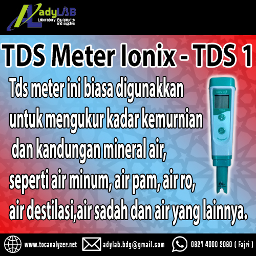 harga ph tds meter hidroponik merek hanna, ysi, horiba, hach, apera ionix di jakarta