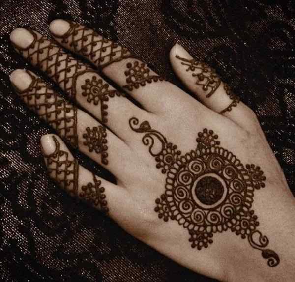 Latest fancy and simple mehndi designs 2016 for Pakistani ladies