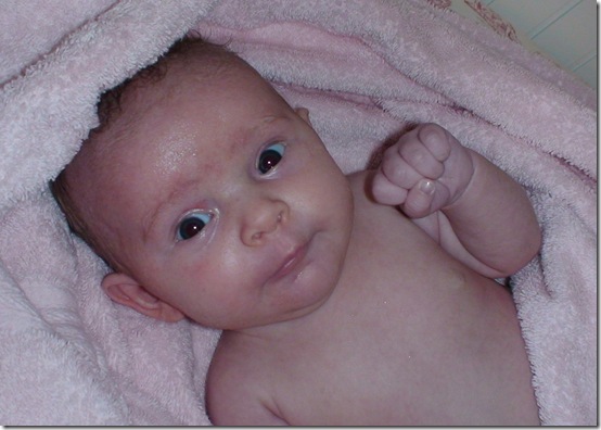 Jenna after bath
