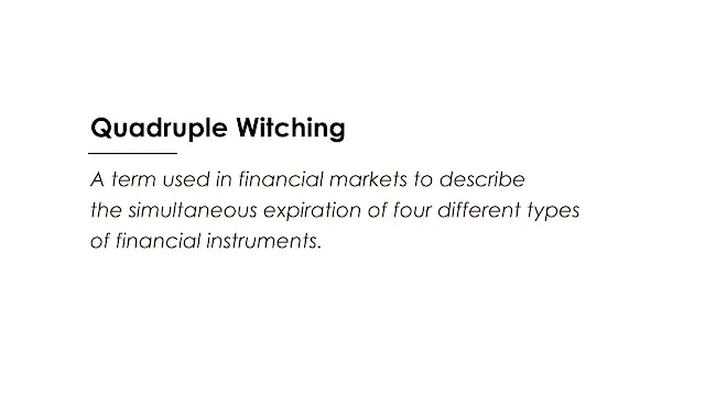 A term used in financial markets to describe the simultaneous expiration of four different types of financial instruments.