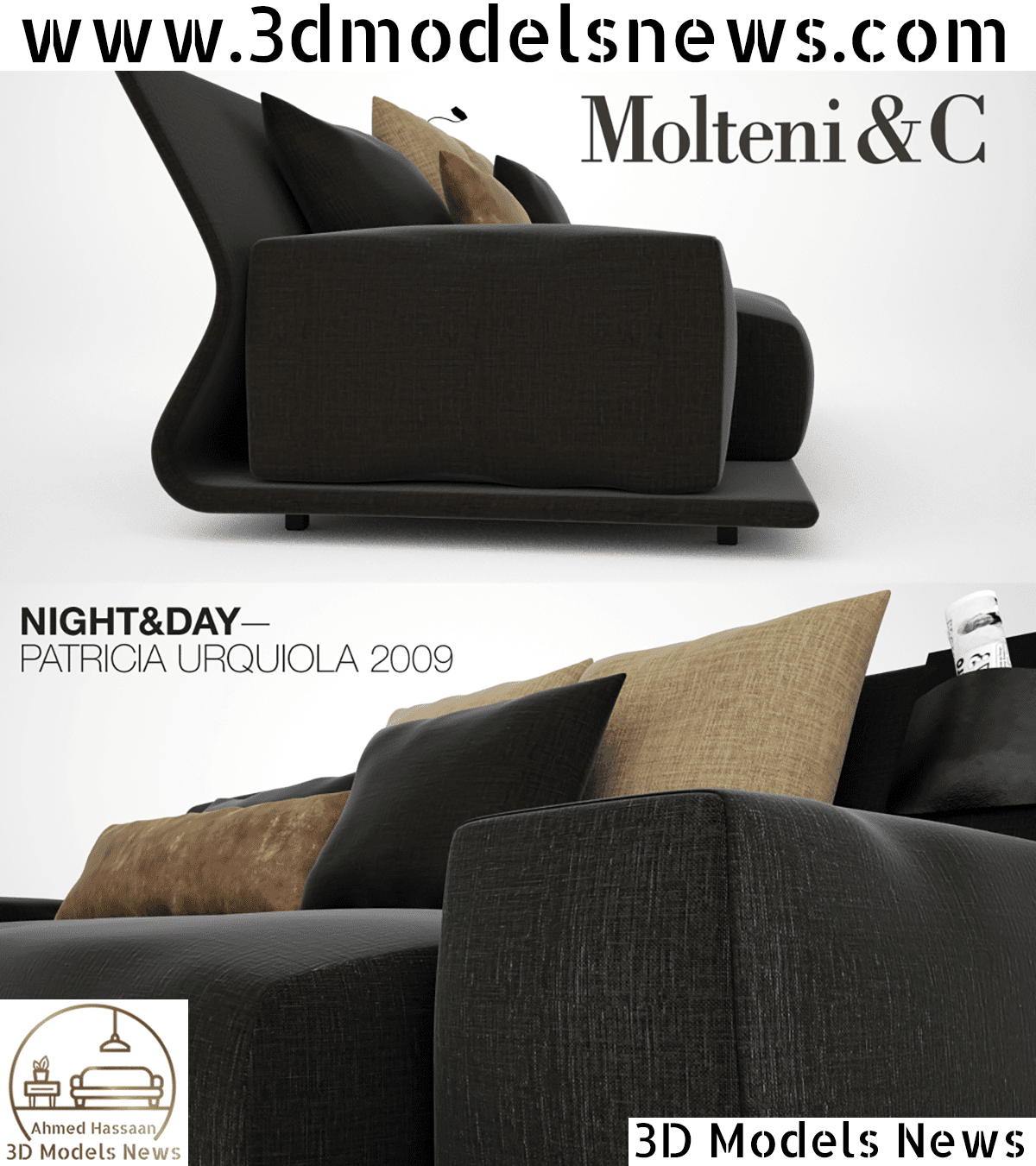 Molten Sofa Model Day and Night 1