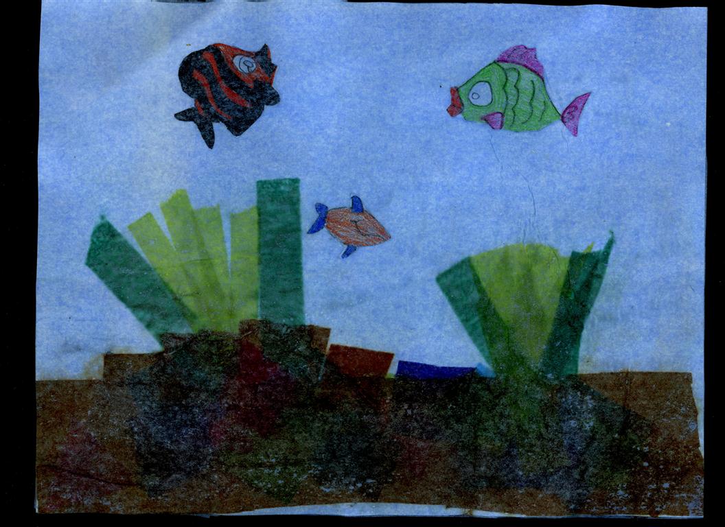 Art Makes Kids Smart: Third Grade Tissue Paper Collage