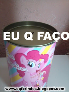 cofrinho pinkie pie, cofre pinkie pie, festa pinkie pie, cofre metálico, cofrinho metálico, cofrinho para festa, cofrinho personalizado