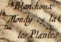 Hameau disparu aujourd’hui. Situé sur la carte de Cassini, entre Blanchoux et les Plantes, il n’apparait plus sur le plan cadastral Napoléonien et la carte Ign.