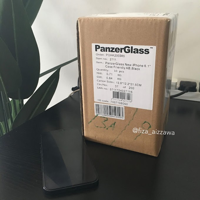 Panzer Glass Swarovski Camslider untuk iPhone 12 |12 Pro, anti-bakteria dan tahan lasak