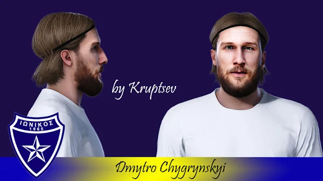 Dmytro Chyhrynskyi Face For eFootball PES 2021