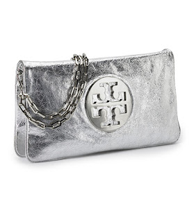 Metallic Reva clutch