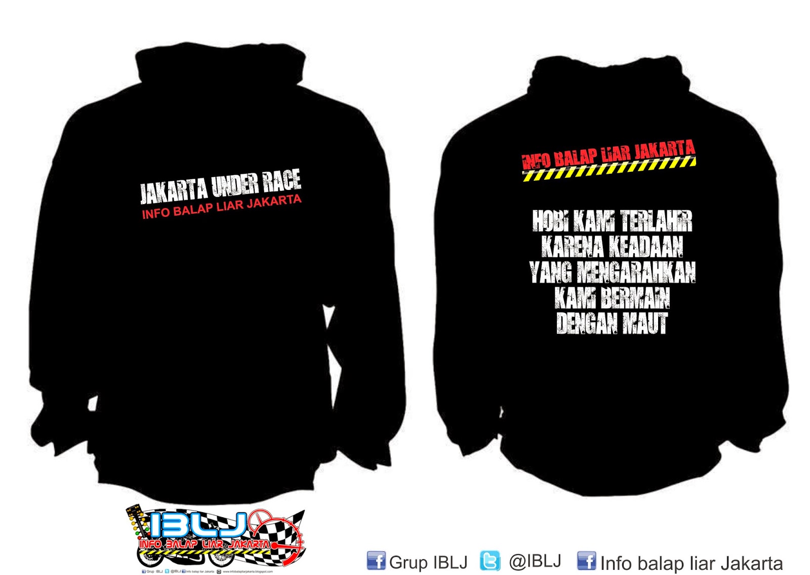 Motor Drag Ninja SEGERA BEREDAR JAKET EDISI TERBARU I B L J