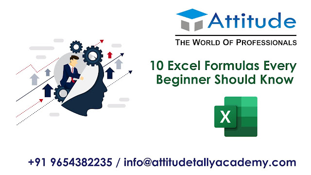 Top 10 Excel Formulas Every Beginner Should Know