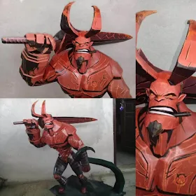 Hellboy Paper Model