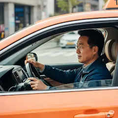 서울택시 양수 완료 후 첫 운행하는 모습