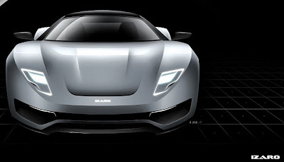Electric supercar Izaro GT-E concept photos and details