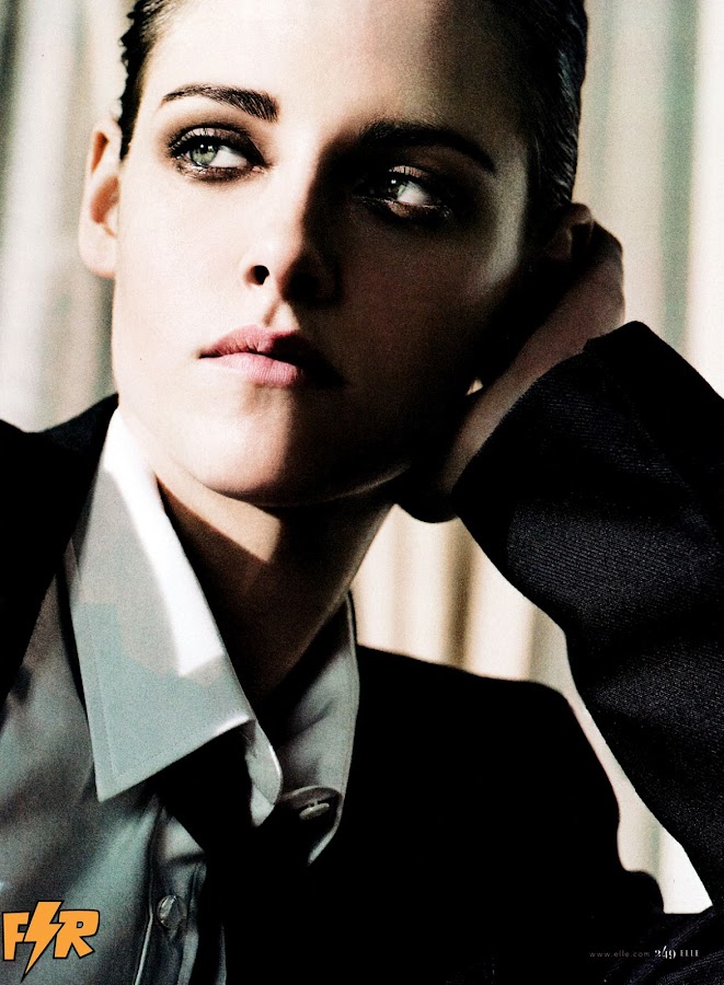 Kristen Stewart dressed like a man