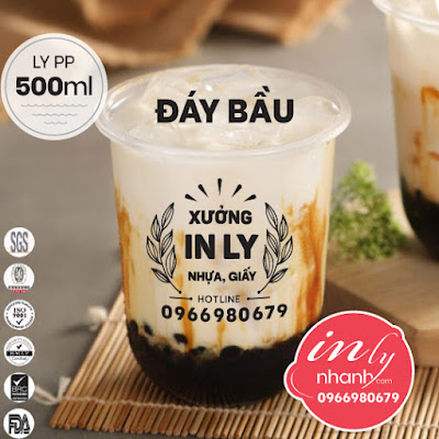 Ly nhựa PP500ml bầu, kho xưởng giá sỉ