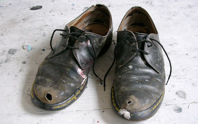 THESE ARE MY OLD SHOES!