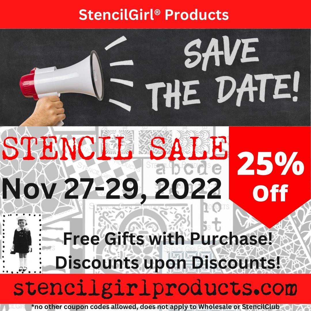 StencilGirl Talk: Stenciled Sourdough by Cynthia Silveri
