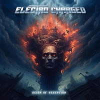 pochette ELECTRO CHARGED reign of deception 2024