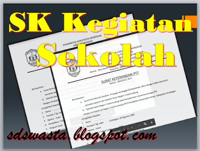 Download Contoh SK Kegiatan Sekolah/Madrasah Format Word