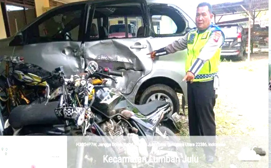 Mobil Avanza Kontra Sepeda Motor di Lumbanjulu, 2 Orang Luka-luka