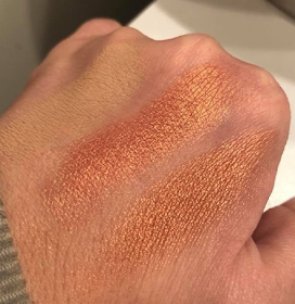 swatched Palette Rose Golden de Zoeva