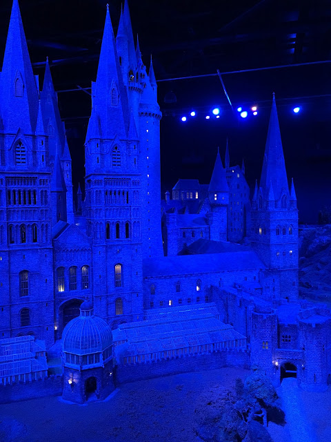 Hogwarts at night model #harrypotter Warner Bros Studio Tour UK