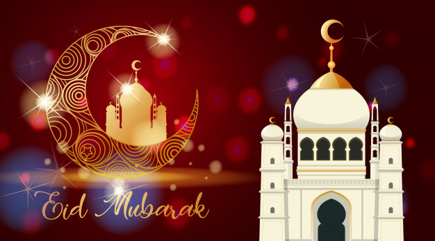 Eid-Ul-Fitr 2020 Wallpapers for Saudi Arabia Dubai Qatar Kuwait in Arabic