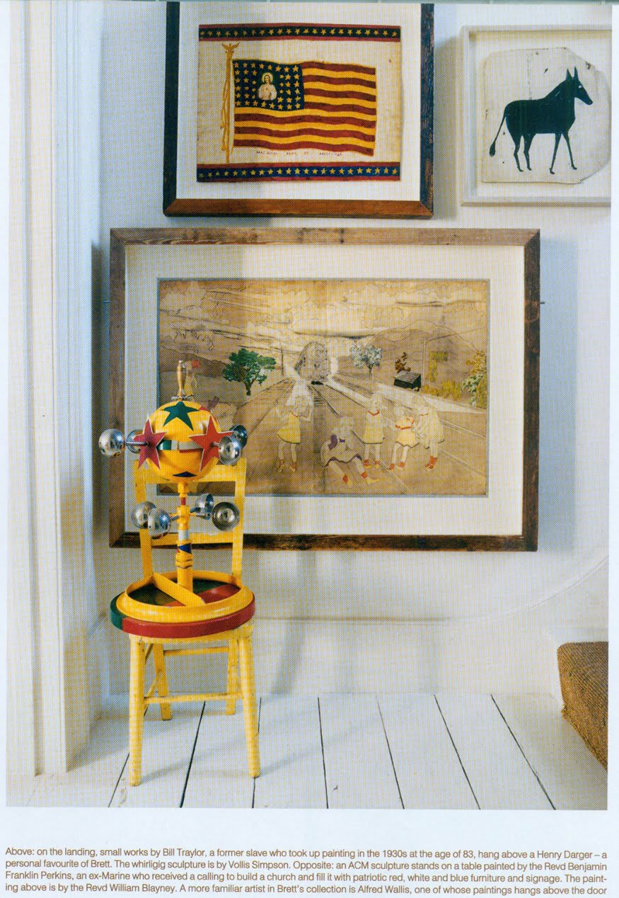 An "Art Brut/Outsider Art" Collector's Home