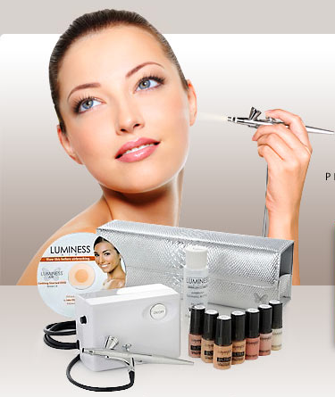 luminous air brush makeup. 2010 tattoo Luminess Air Promo Code luminess airbrush makeup system