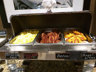 The buffet breakfast at the Hampton Inn Paso Robles