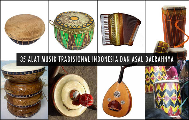 35 Alat  Musik  Tradisional Indonesia Nama Gambar  dan  
