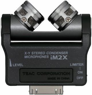 TASCAM IM2X Rotatable X-Y Stereo Microphone for Apple iOS (Discontinued by Manufacturer)