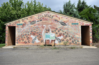 Mural in Yass by Aboriginal Artist