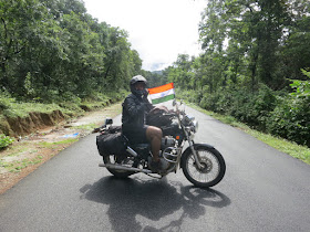 Independence day motorcycle ride through the rainforests of Agumbe