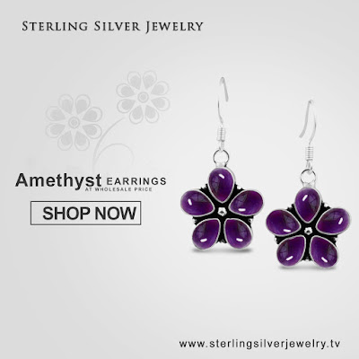 amethyst earrings