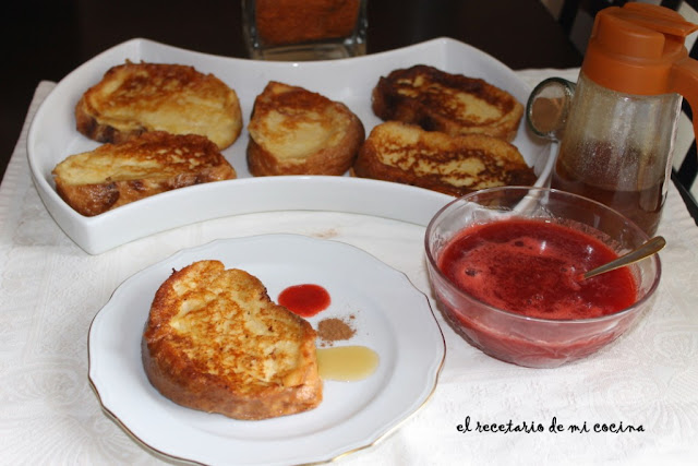 Torrijas con pan casero