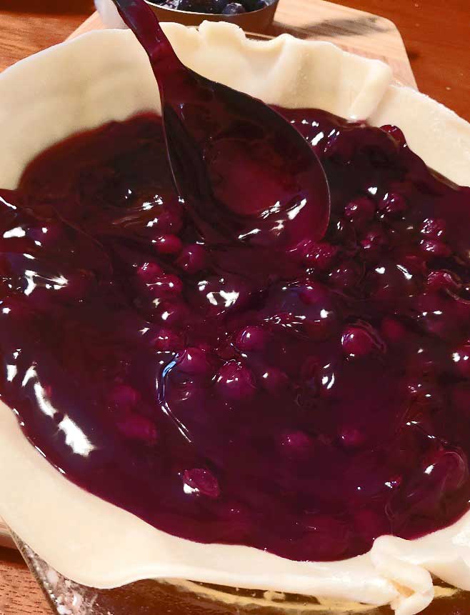 blueberry pie filling from scratch